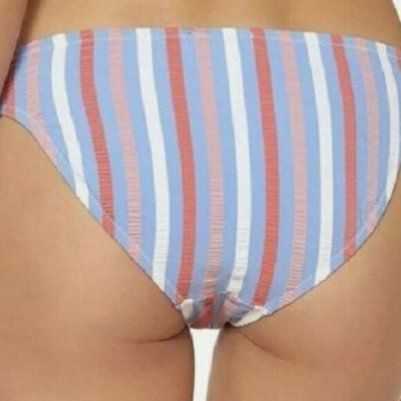 NWT Jessica Simpson Multicolor Striped Bikini Bottom - Picture 2 of 5